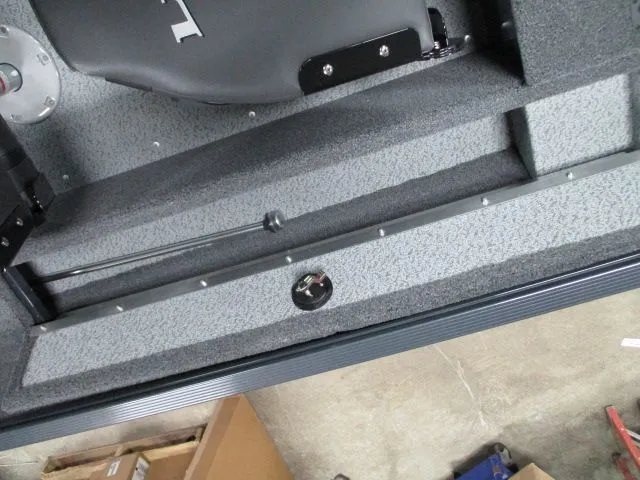 Slide: The Image of Interior view of Lund 1650 Angler SS 2026 boat. - 12