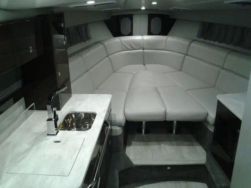 Slide: The Image of Interior of 2017 Formula 370 Super Sport boat, luxurious design. - 27