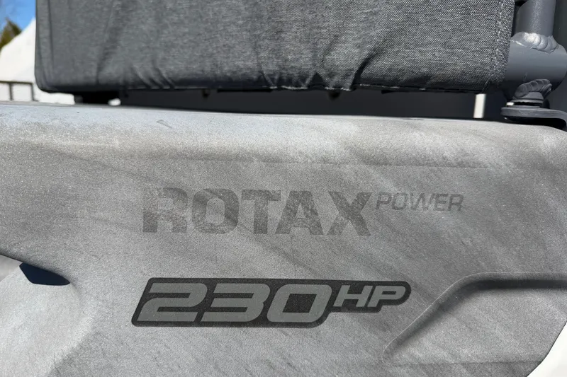 Slide: The Image of 2023 Sea-Doo Switch Cruise 21 with Rotax 230 HP engine detail. - 14