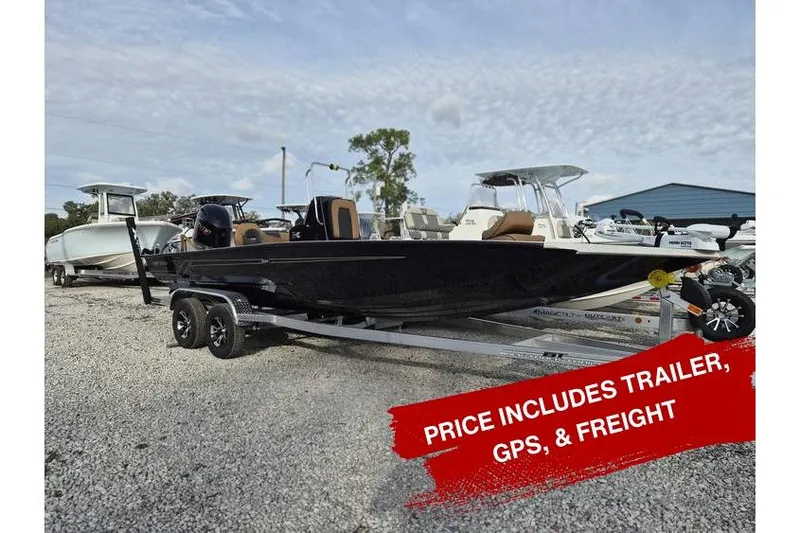 The Image of 2026 Xpress H22B Bay boat on trailer, price includes GPS and freight. - 0
