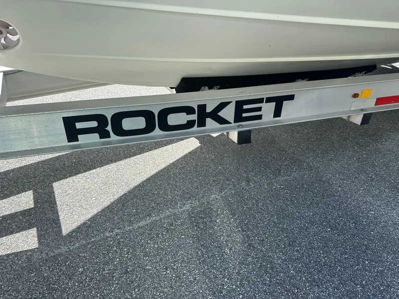 Slide: The Image of Trailer for 2007 Hydra-Sports Vector 3300 VX with "ROCKET" branding. - 31