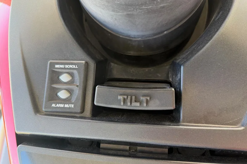 Slide: The Image of Control panel of 2020 Yamaha WaveRunner FX Cruiser SVHO with tilt and menu buttons. - 5