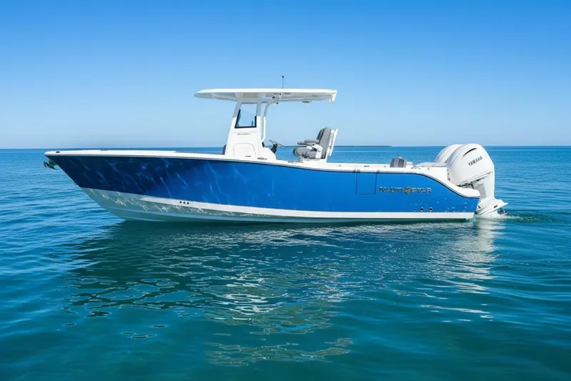 The Image of 2025 NauticStar 292 Legacy boat on calm blue ocean waters. - 0