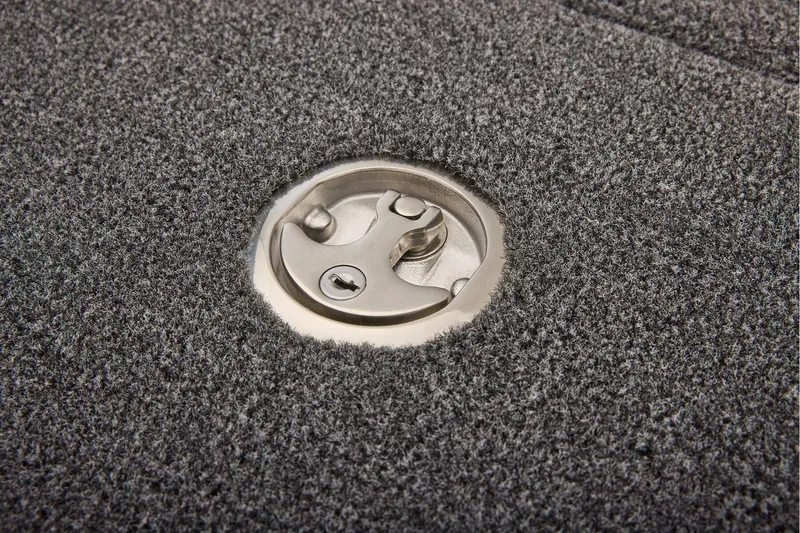 Slide: The Image of Manufacturer Provided Image: Ranger Z520 2026 boat deck latch on textured gray surface. - 37