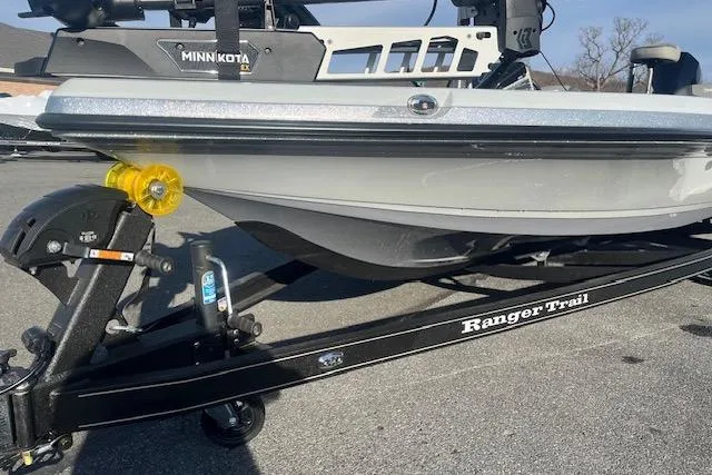 Slide: The Image of 2026 Ranger Z520 boat on Ranger Trail trailer with Minn Kota equipment. - 5