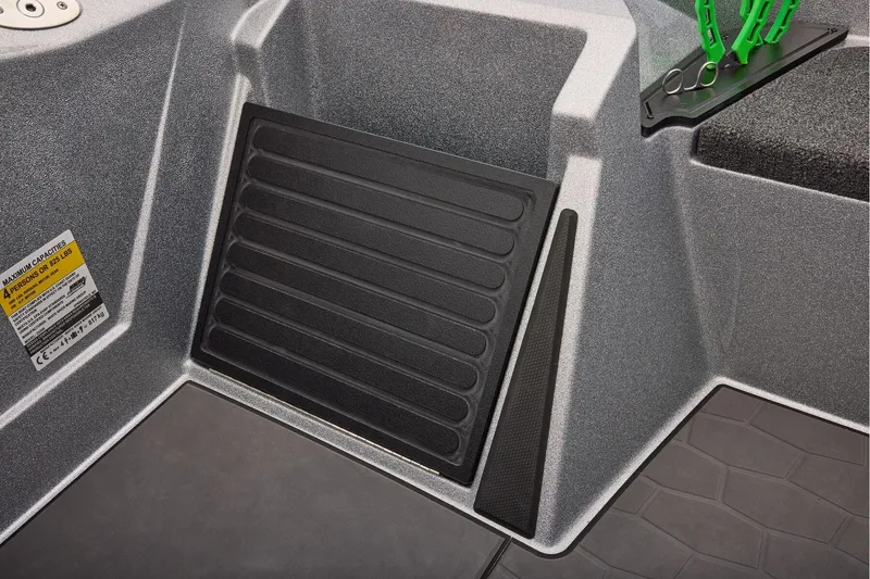 Slide: The Image of Manufacturer Provided Image: Interior of 2026 Ranger Z520 boat showing seating and storage details. - 63