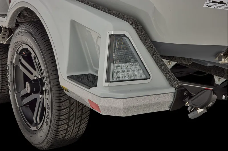 Slide: The Image of Manufacturer Provided Image: 2026 Ranger Z520 trailer with LED tail light and black alloy wheel. - 81