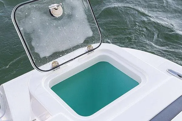 Slide: The Image of Manufacturer Provided Image: NauticStar 242 Offshore 2025 boat hatch above water. - 6