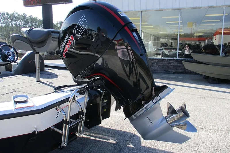 Slide: The Image of 2026 Vexus AVX 1980 boat with Mercury Pro XS outboard motor. - 9