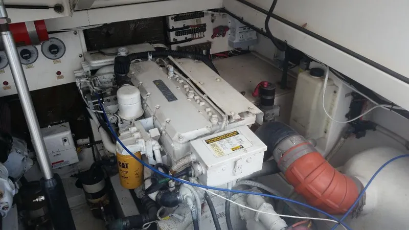 Slide: The Image of Engine room of a 1998 Cabo 31 Express with Tower. - 30