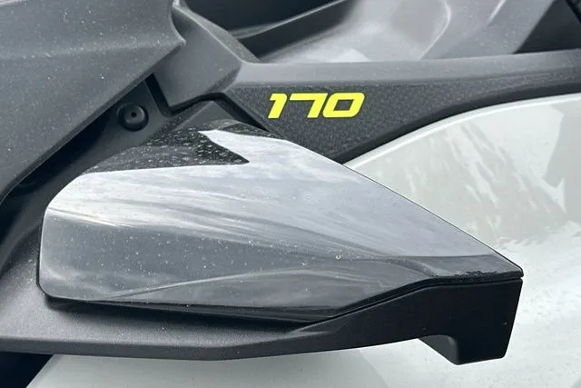 Slide: The Image of Close-up of 2026 Sea-Doo GTI with yellow "170" marking. - 25