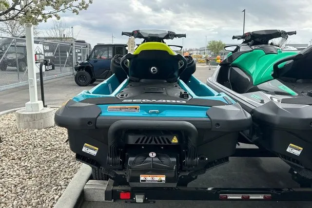 Slide: The Image of 2026 Sea-Doo GTI jet ski parked outdoors. - 4