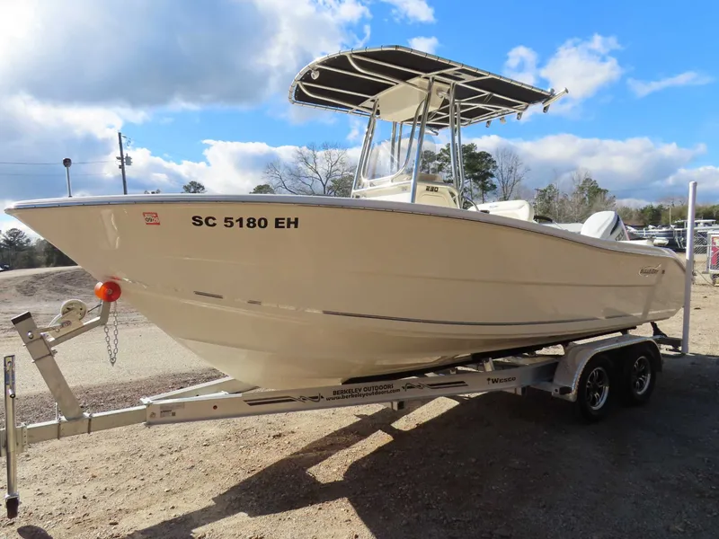 Slide: The Image of Bulls Bay 230 CC boat on tandem trailer, year 2025. - 10