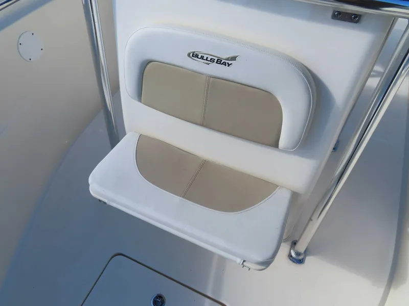 Slide: The Image of Bulls Bay 230 CC boat seat, cream upholstery, 2025 model. - 29