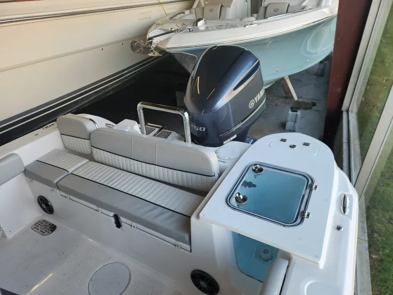 Slide: The Image of Interior view of the 2023 Sea Fox 248 Commander boat. - 14