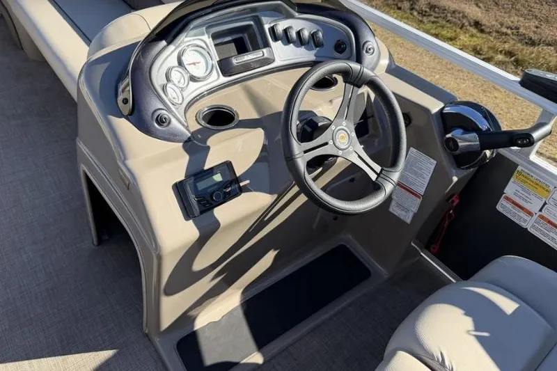 Slide: The Image of 2023 Sun Tracker Party Barge 20 DLX pontoon boat at Marine Service Center. - 8