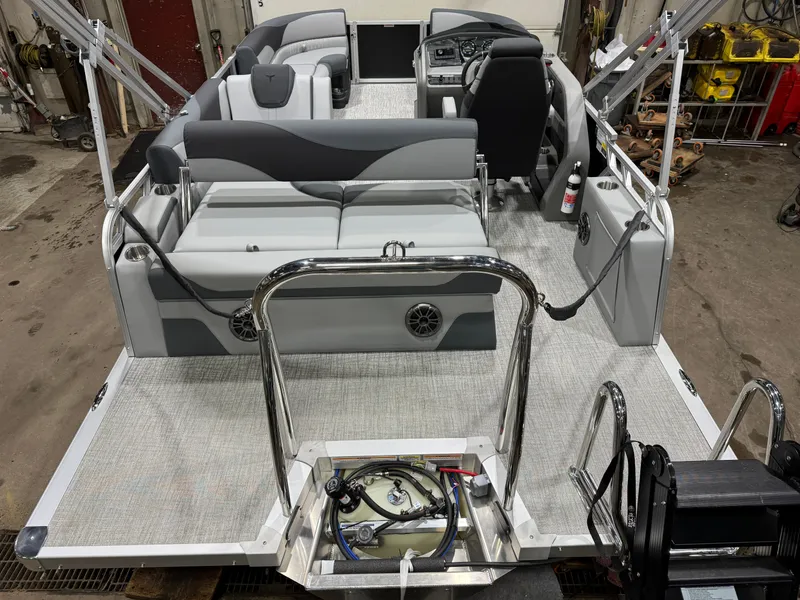 Slide: The Image of Tahoe LTZ CRB 1985 Cruise Rear Bench Pontoon $31995 2026 - 6
