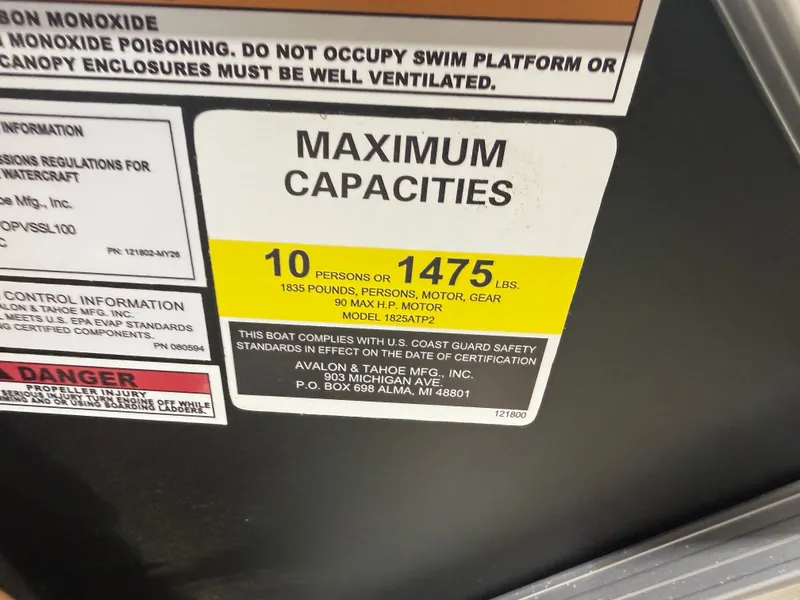 Slide: The Image of Tahoe LTZ CRB 1985 Cruise Rear Bench Pontoon $31995 2026 - 16