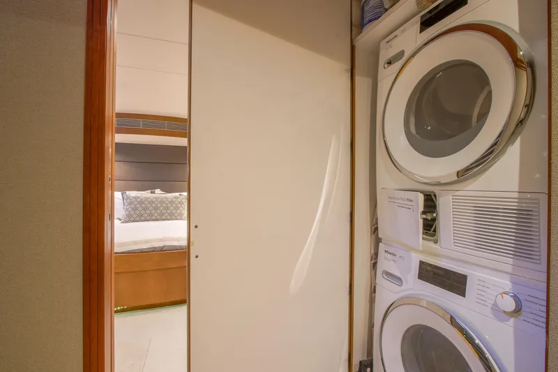 Slide: The Image of 2006 NorthCoast PILOTHOUSE yacht in serene mountain and glacier landscape. - 55