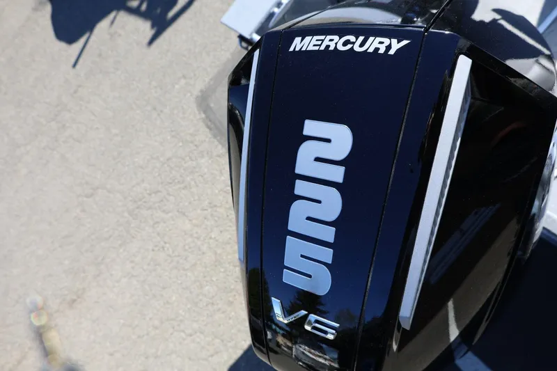 Slide: The Image of Mercury 225 V6 engine on 2026 Thunder Jet 229 Rush OT boat. - 60