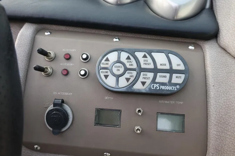 Slide: The Image of Control panel of a 2005 Cobalt 200 boat with CPS Products interface. - 33
