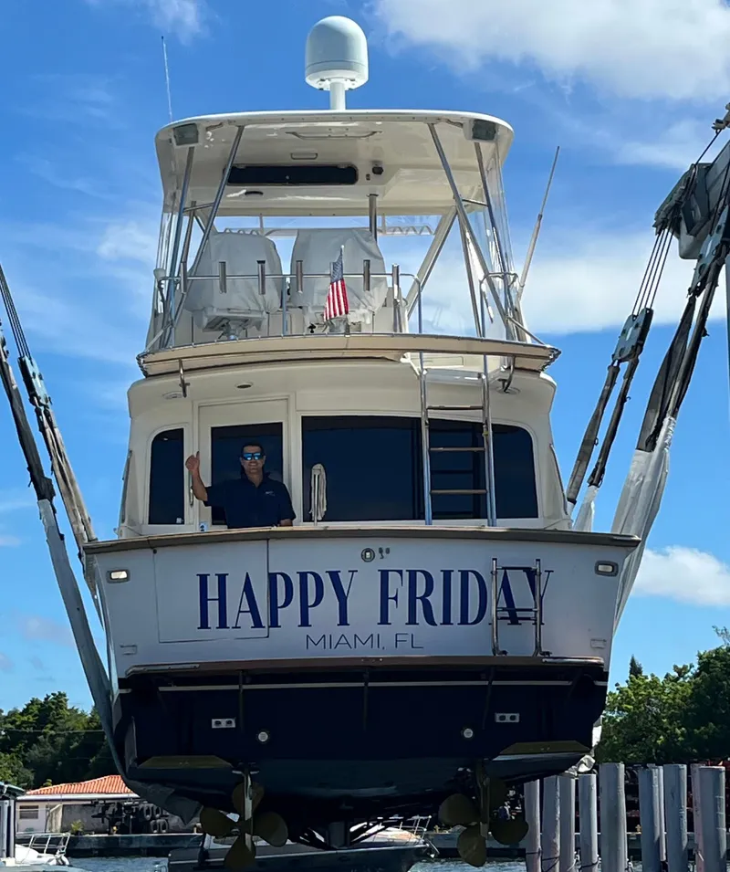 Slide: The Image of Ocean Yachts 38 Super Sport 1989 - 38