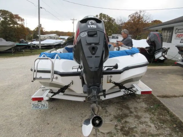Slide: The Image of Tracker NX750 / 2016 EVINRUDE 115 HP OUTBOARD AND TRAILER 2005 - 10