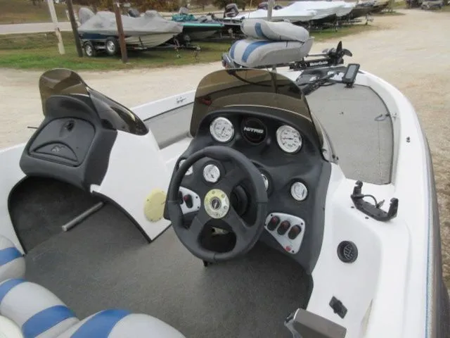 Slide: The Image of Tracker NX750 / 2016 EVINRUDE 115 HP OUTBOARD AND TRAILER 2005 - 11