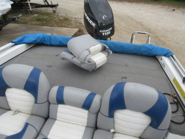 Slide: The Image of Tracker NX750 / 2016 EVINRUDE 115 HP OUTBOARD AND TRAILER 2005 - 20