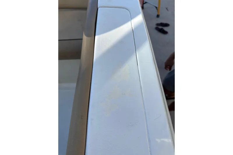 Slide: The Image of Close-up of 2018 Scout 225 XSF boat interior detail. - 19