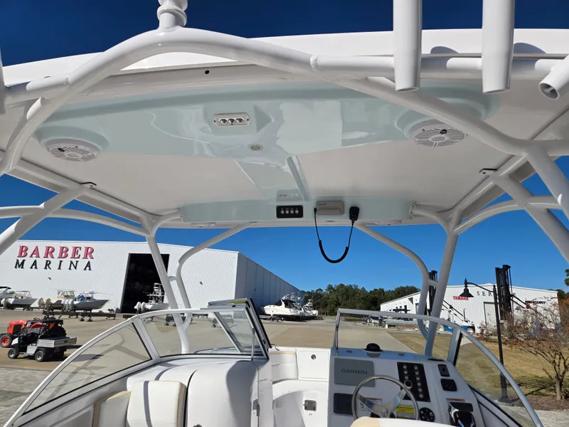 Slide: The Image of Interior view of 2024 Century 24 DC boat at Barber Marina. - 12