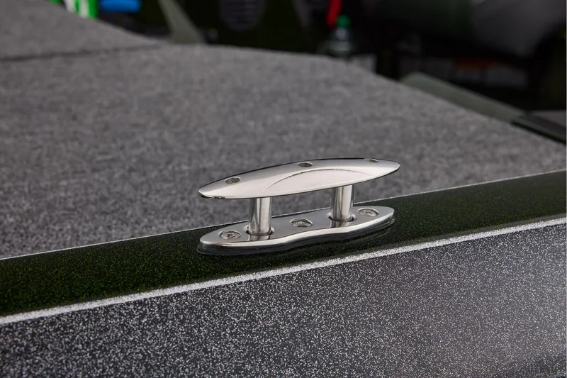 Slide: The Image of 2026 Ranger Z521 boat interior with carpeted deck and storage compartments. - 29