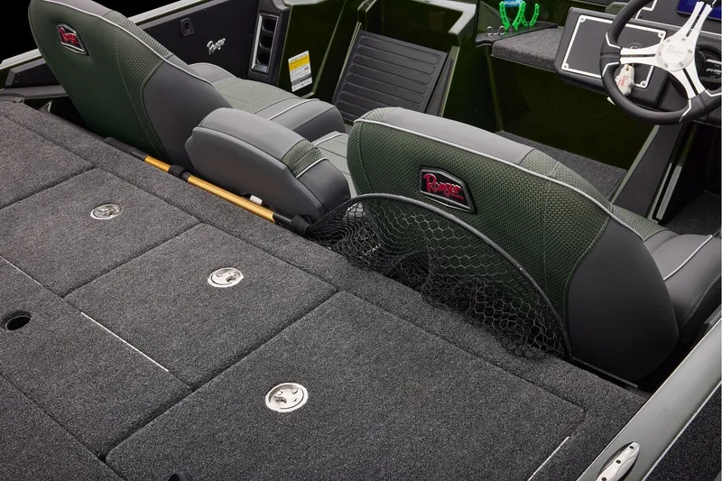 Slide: The Image of 2026 Ranger Z521 boat compartment with drainage and ventilation features. - 54
