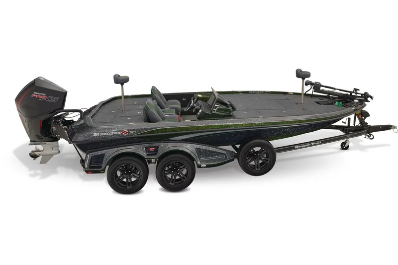 Slide: The Image of 2026 Ranger Z521 boat with sleek design and modern features. - 9