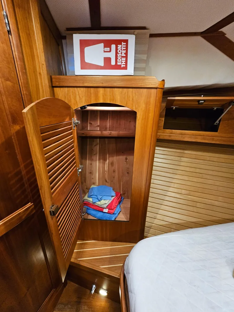Slide: The Image of MASTER STATEROOM CEDAR LINED HANGING CLOSET - 17