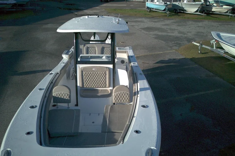 Slide: The Image of 2026 Sea Hunt Gamefish 27 Forward Seating boat with spacious deck and modern design. - 4