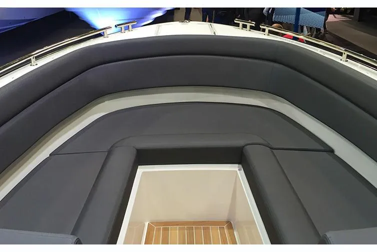 Slide: The Image of Manufacturer Provided Image: 2018 Draco 22RS boat with spacious seating area and modern design. - 2