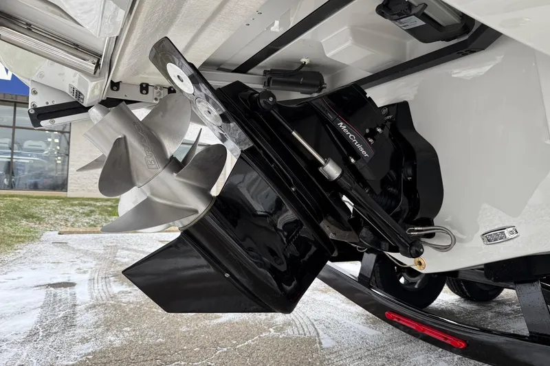 Slide: The Image of 2026 Crownline 288 SS boat with MerCruiser engine and stainless steel propeller. - 8
