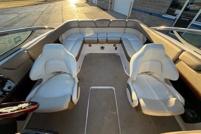 Slide: The Image of Engine of 2010 Regal 2300 Bowrider boat, featuring Volvo Penta 5.7 GXi. - 24