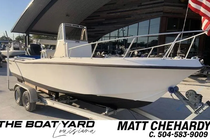 The Image of 1988 Mako 231 Center Console boat on trailer at The Boat Yard, Louisiana. - 0