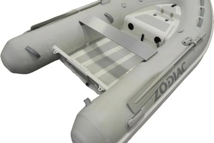 The Image of 2025 Zodiac Nomad 2.7 RIB Alu inflatable boat, featuring durable aluminum construction. - 1