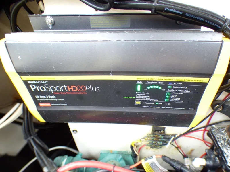 Slide: The Image of ProMariner ProSport HD20 Plus battery charger in a 2004 Robalo R265 Walkaround boat. - 21