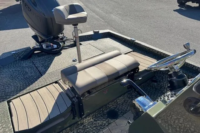 Slide: The Image of 2026 Vexus ACX 2000 boat interior with seating and steering wheel. - 8