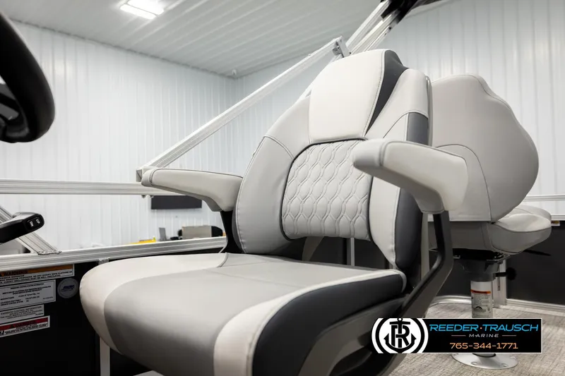 Slide: The Image of Luxurious seating in 2026 Avalon VEN RF boat, featuring modern design and comfort. - 37