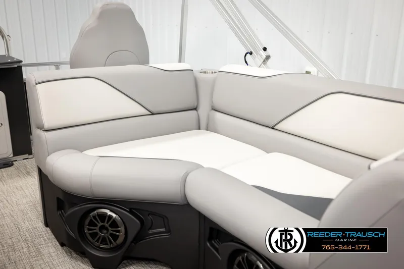 Slide: The Image of Luxurious seating in the 2026 Avalon VEN RF boat, featuring modern design and comfort. - 40