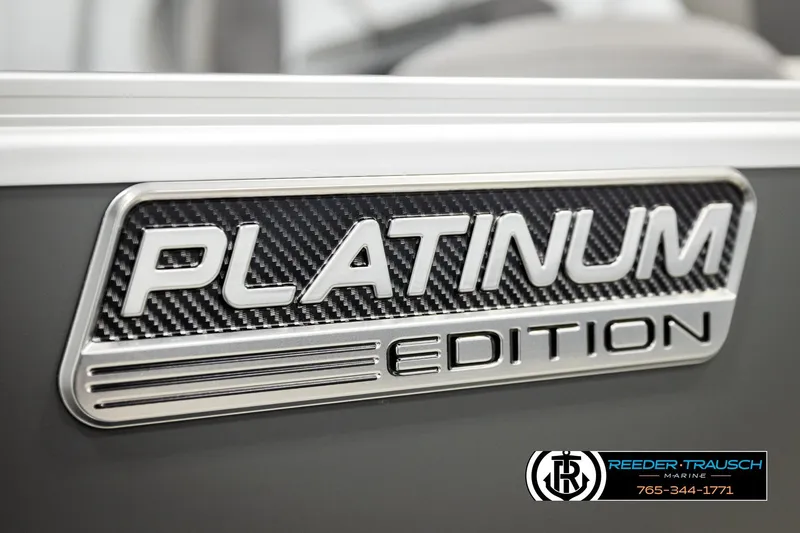 Slide: The Image of 2026 Avalon VEN RF Platinum Edition badge with carbon fiber design. - 50