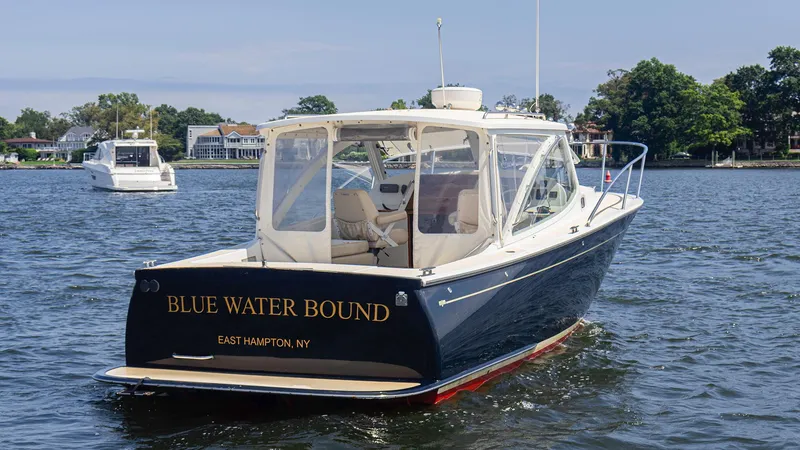 Slide: The Image of 2007 MJM 29z boat named Blue Water Bound in East Hampton, NY waters. - 27