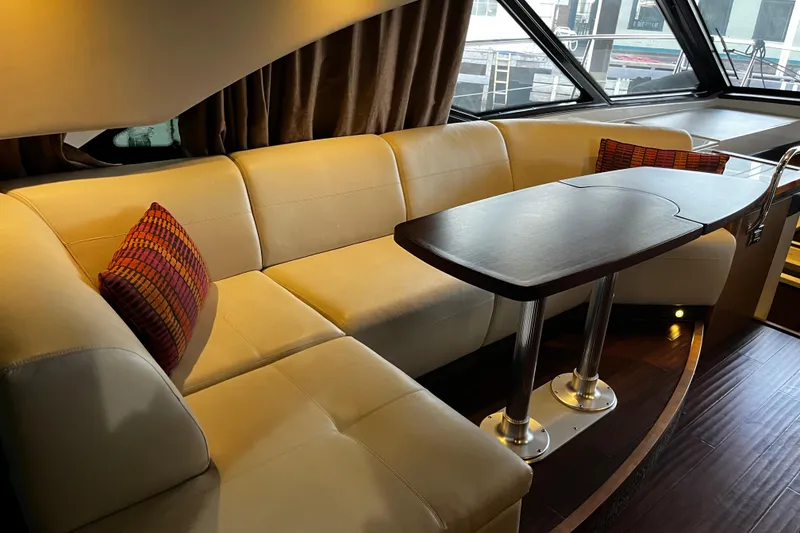 Slide: The Image of Luxurious kitchen area in 2015 Sea Ray 510 Sundancer yacht with modern appliances. - 33