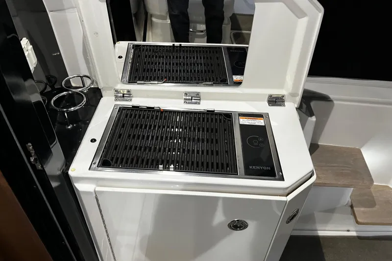 Slide: The Image of Luxurious interior of 2015 Sea Ray 510 Sundancer yacht with modern amenities. - 35