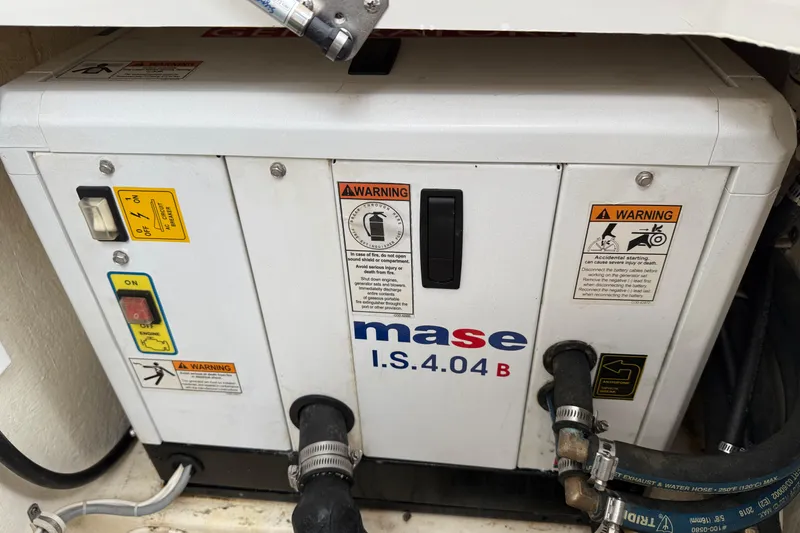 Slide: The Image of Mase I.S.4.04 B generator in 2020 Albemarle 290 Express Fisherman boat. - 27